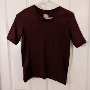 Athleta boxy crop tee